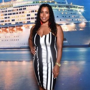 Black & White Midi Dress